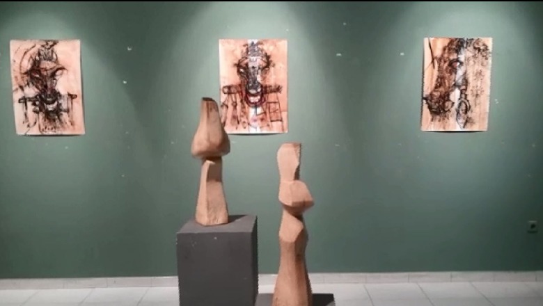 Artisti kosovar sjell pandeminë në dru, skulptori: Punën për ekspozitën e nisa në janar 2020