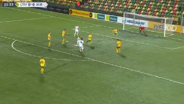 Seferi i fut të dridhurat Lituanisë, por portieri i mohon golin kuqezinjve