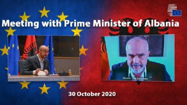 Presidenti i Këshillit Europian bisedë telefonike me Ramën për integrimin: Shqipëria progres me reformat, mezi pres konferencën e negociatave