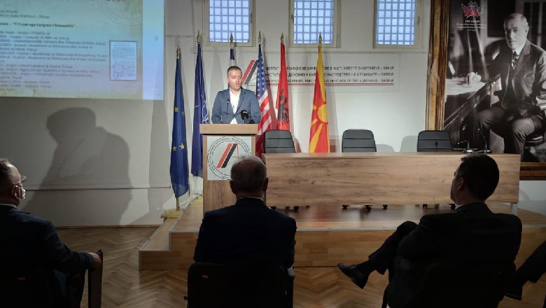 Arkivi shqiptar thyen kufijtë shtetërorë, hap sallë studimi në Shkup