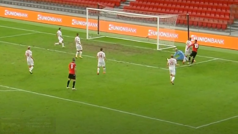 ‘Këndi i ngushtë? S’ka problem!’ UEFA mahnitet me golin e Rei Manajt kundër Bjellorusisë (VIDEO)