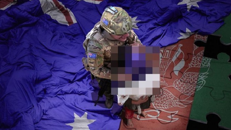 Australia kërkon nga Kina që të kërkojë falje pas imazhit të një ushtari australian me thikë të gjakosur pranë një fëmijë afgan
