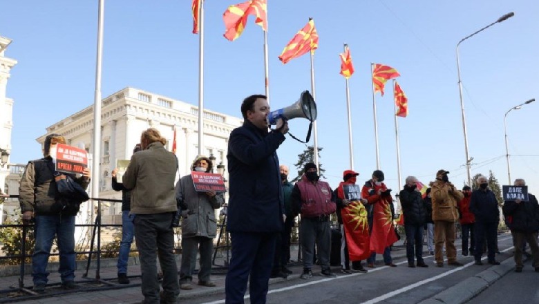 Protesta në Maqedoninë e Veriut, VMRO akuzon kryeministrin Zaev për shitjen e interesave kombëtare