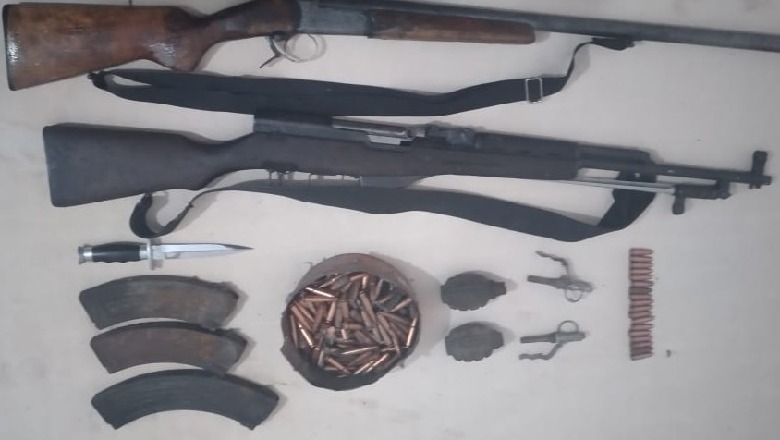 Iu gjetën pushkë, armë gjahu, 2 granata e municion luftarak, arrestohet një 37-vjeçar në Krujë