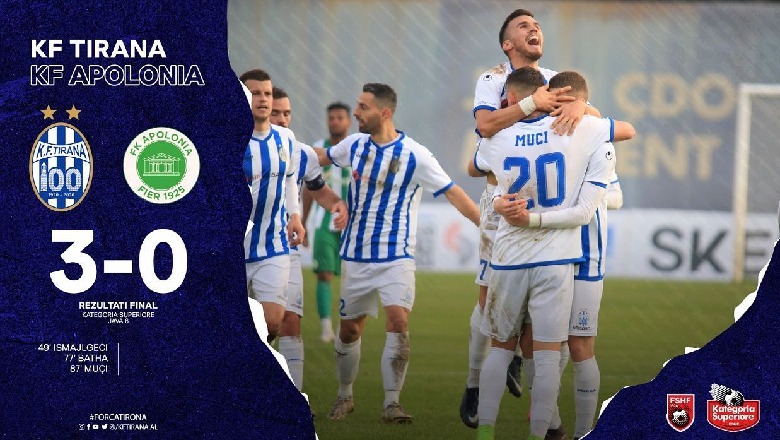 Tirana e Dedes s’e llogarit Apoloninë, fiton pastër 3-0! Bylis mposht në shtëpi Kastriotin