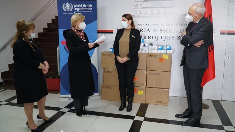 COVID-19/ OBSH sjell 1000 oksimetra të dhuruara nga Gjermania për Shqipërinë! Manastirliu: Së bashku do ia dalim! Ambasadori Zingraf: Do vazhdojmë mbështetjen tonë