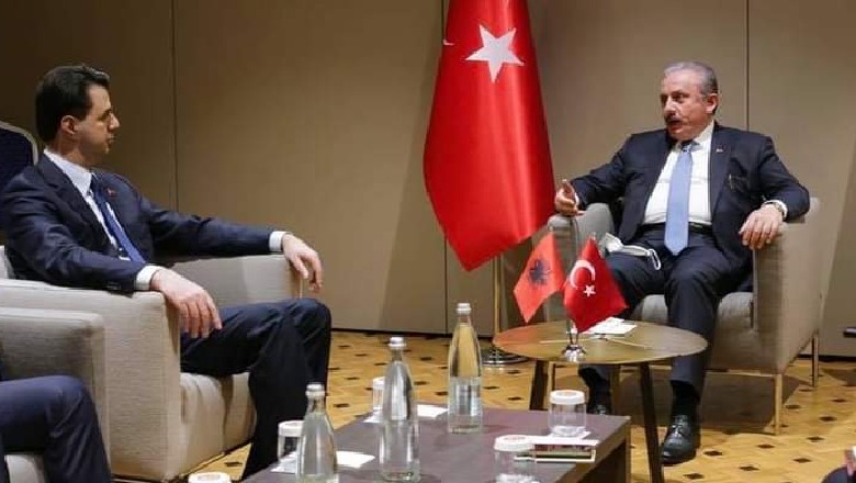 Basha pret kryeparlamentarin e Turqisë: Mirënjohje për ndihmën për rindërtimin pas tërmetit... do zgjerojmë marrëdhëniet ekonomike
