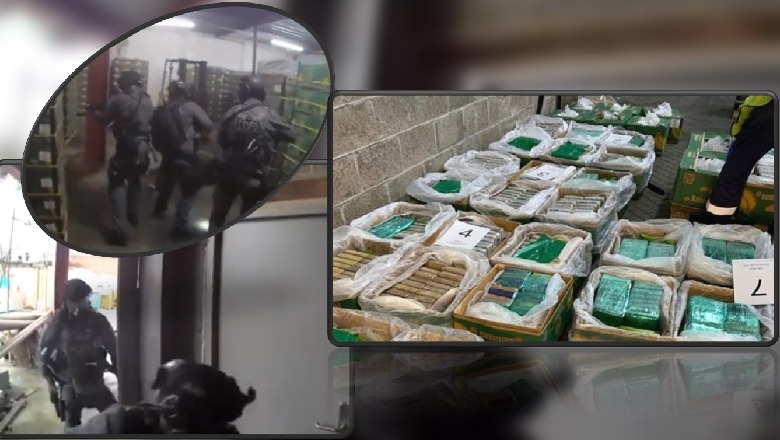 Britani e Madhe/ Kapen 2.3 ton kokainë në arka me banane, arrestohen 10 persona (VIDEO)