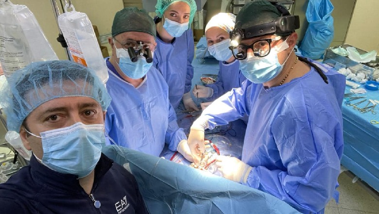 Ndërhyrja e rrallë e cila zgjati 5 orë, Manastirliu: Fal ekipit të QSUT-së, operacioni në zemrën e foshnjës doli me sukses! 