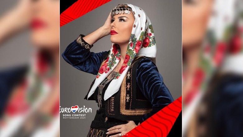 Anxhela Peristeri shfaqet me kostume tradicionale shqiptare, prezanton pak nga videoklipi përfaqësues i Shqipërisë në ‘Eurovision’
