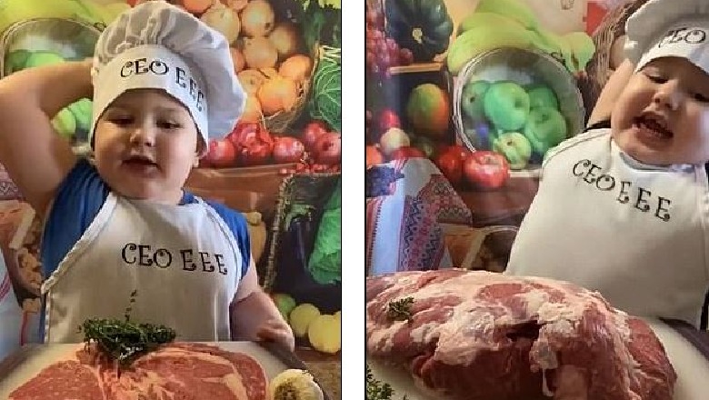 Eksperimenton në kuzhinë me nënën e tij, videot e vogëlushit shqiptar bëjnë ‘xhiron’ e botës (VIDEO)