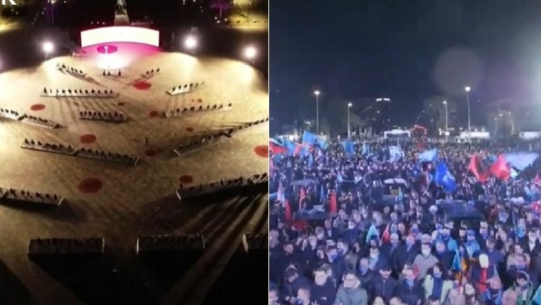 FOTOLAJM/ Krahasimi në Facebook, Rama live duke respektuar rregullat me mbi 21 000 ndjekës, Basha duke shkelur masat anti COVID me 7 000 ndjekës