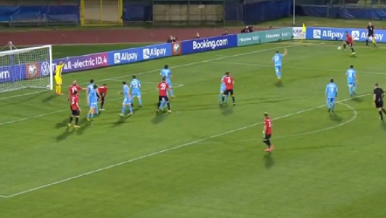 Devijimi i Uzunit, Kombëtarja shënon golin e sigurisë kundër San Marinos