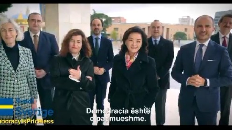 Ambasadorët në Shqipëri video-mesazh qytetarëve: Mos e dhuro dhe shit votën! Përdore më 25 prill, Demokracia është e paçmueshme