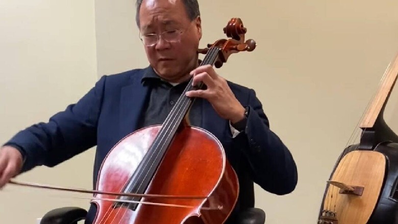 Me muzikën dhe shpirtin e tij artistik, violinisti Yo-Yo Ma performon për pacientët me COVID-19 në Indi (VIDEO)