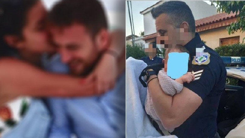 Grabitësit i ‘vodhën’ nenën, fotoja prekëse e policit që mban në krah ngrohtësisht foshnjën pas krimit prek zemrat e të gjithëve 