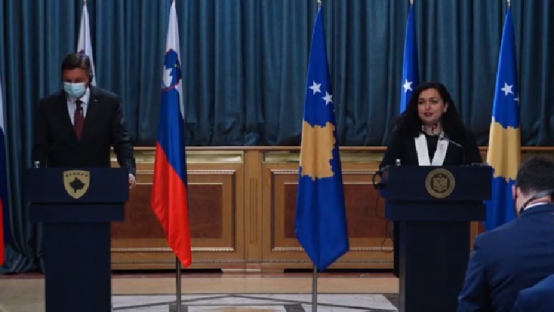 Presidenti slloven në Kosovë: Ballkani Perëndimor duhet të jetë pjesë e BE-së, kështu evitohet ndryshimi i kufijve