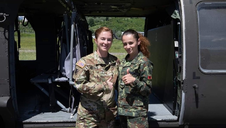 FOTOLAJM/ 'Defender 21' bën bashkë piloten e SHBA nga Kosova me piloten  shqiptare