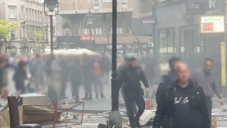 Shpërthim në qendër të Beogradit, disa persona të plagosur