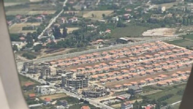 Po kthehej nga Turqia, Rama fotografon nga avioni lagjen e re në Fushë-Krujë 