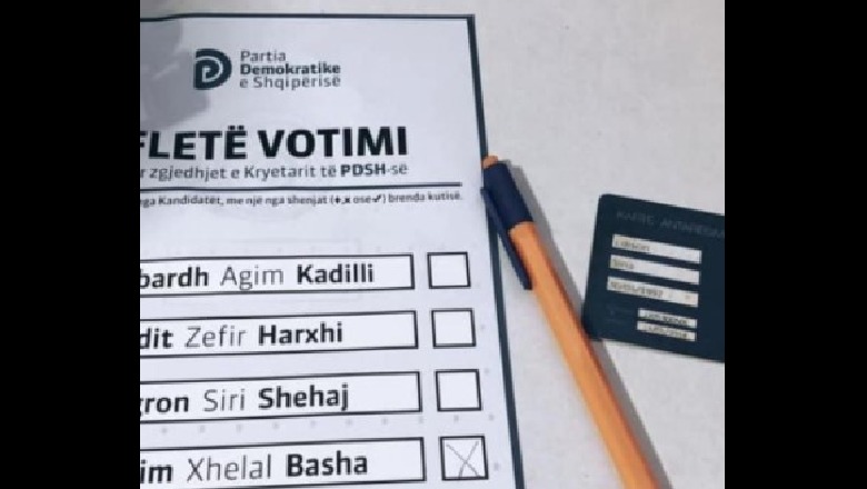 Demokratët fotografojnë votën për t’i treguar 'besnikërinë' Bashës! Gjana: Nuk janë foto nga qendrat e votimit, por fletë votimi e publikuar jashtë procesit