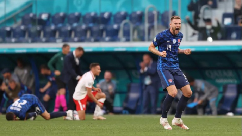 Euro 2020/ Zhgënjen Polonia, Sllovakia e mposht në Petersburg! Skriniar autori i golit tre pikësh