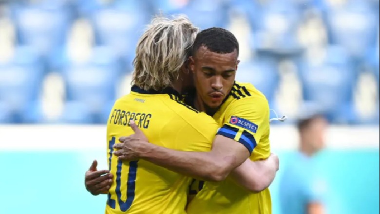 Euro 2020/ Super Isak nderon Suedinë, skandinavët mposhtin minimalisht Sllovakinë 
