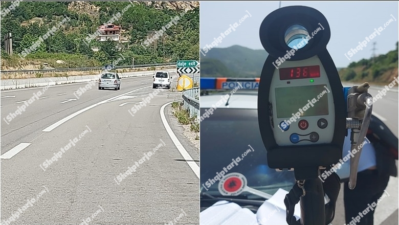 Aksidenti tragjik, Njësia Operacionale e Tiranës 'zbarkon' në autostradën Vlorë-Fier, vendosen mbi 15 gjoba! Në Bërzhitë shoferët me mbi 130 km/h, policia heq 8 patenta