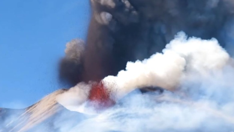 Etna shpërthen sërish, pamje spektakolare të vullkanit më të madh aktiv në Europë