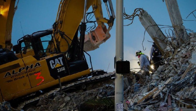 Pas 14 ditësh shuhen shpresat nën rrënojat e ndërtesës 12-katëshe që u shemb në Miami, ekipet e shpëtimit ndalin punën: Shanset për të mbijetuar afër 0-së 