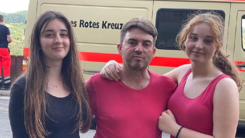 Përmbytjet/ Shpëtohen dy vajzat e mitura shqiptare në Gjermani, babai: Shkova me vrap në shtëpi, por uji kishte mbuluar çdo gjë! Prita gjithë natën mbi urë, vetëm kam qarë