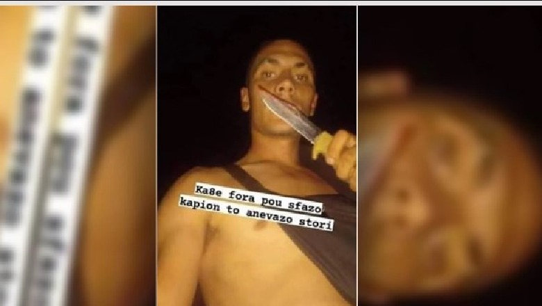 Greqi, 22-vjeçari masakron shokun pasi i mori të dashurën, nxjerr foton e thikës së gjakosur me të cilën vrau të riun