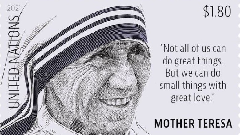 Porosia frymëzuese e Shenjtores Nënë Tereza në një prej stampave të Postës së Kombeve të Bashkuara, Meta përshëndet vendimin: Shembulli i saj duhet të na udhëheqë