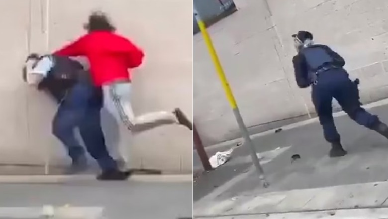 Australi, burri dhunon brutalisht policen pasi ajo i kërkon të zbatojë rregullat anti-COVID (VIDEO)
