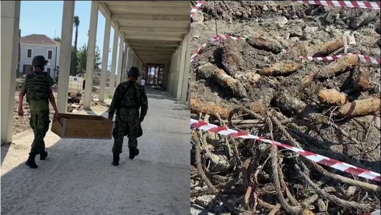 Punimet për portin e Vlorës, punonjësit gjejnë 15 predha të Luftës së Dytë Botërore! Largohen nga Forcat e Xhenios (VIDEO)