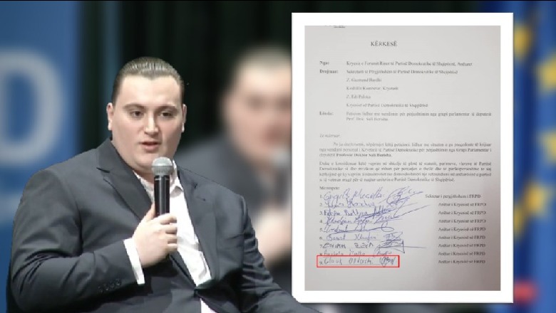 Djali i Sokol Olldashit mes të rinjve demokratë që kërkojnë referendum për përjashtimin e Sali Berishës