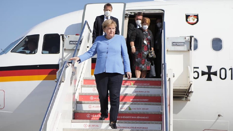 Angela Merkel në Tiranë