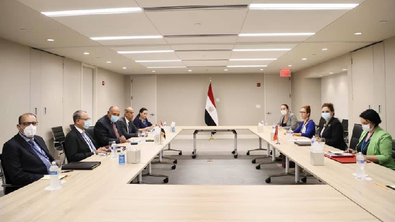 New York, ministrja e Jashtme takon homologun egjiptian: Me rëndësi mbajtja e sesionit të Parë të Komisionit të Përbashkët Ekonomik 