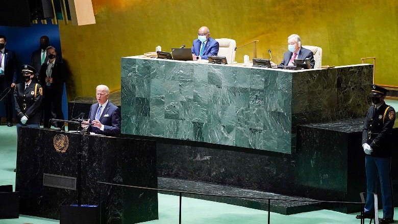  Biden në Asamblenë e OKB-së: Bombat dhe plumbat nuk mund të na mbrojnë kundër Covid-19! Duhet të qëndrojmë vigjilentë ndaj kërcënimit të terrorit