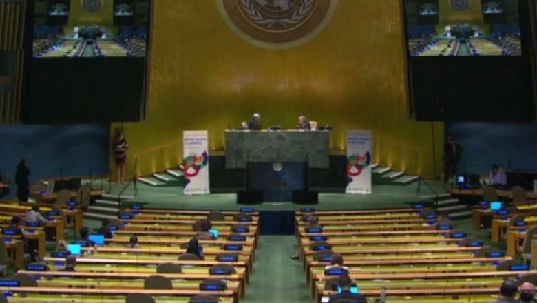 Gratë udhëheqëse flasin në Asamblenë e Përgjithshme të OKB -së