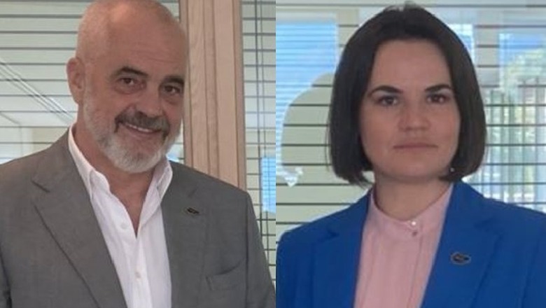 Liderja e opozitës bjelloruse tregon detaje nga takimi me Ramën: I kërkova që në të ardhmen Shqipëria të strehojë të burgosur politikë bjellorusë