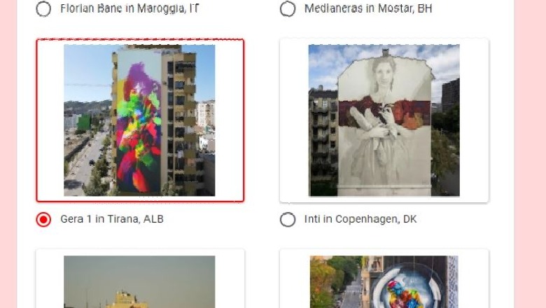 Muralja e Tiranës në 25 finalistet për t'u shpallur vepra më e mirë në botë për muajin Shtator 2021