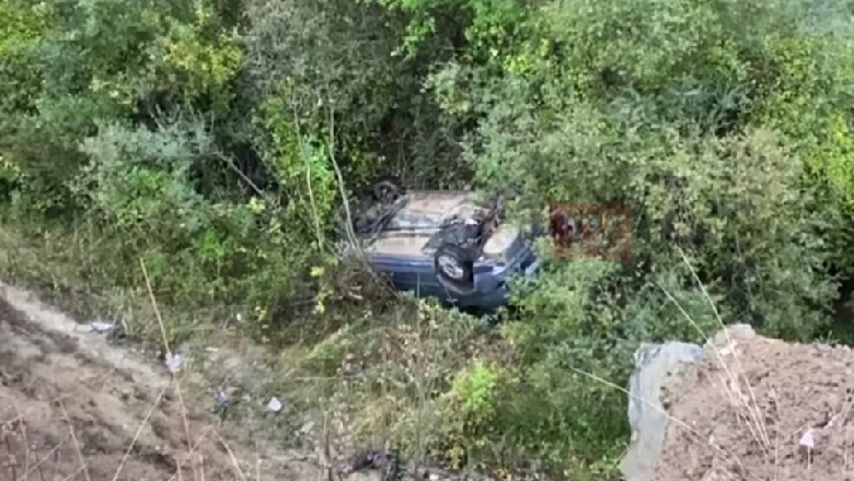 Makina doli nga rruga dhe përfundoi 20 m në humnerë, ndërron jetë rrugës për në spital 29-vjeçarja në Pogradec