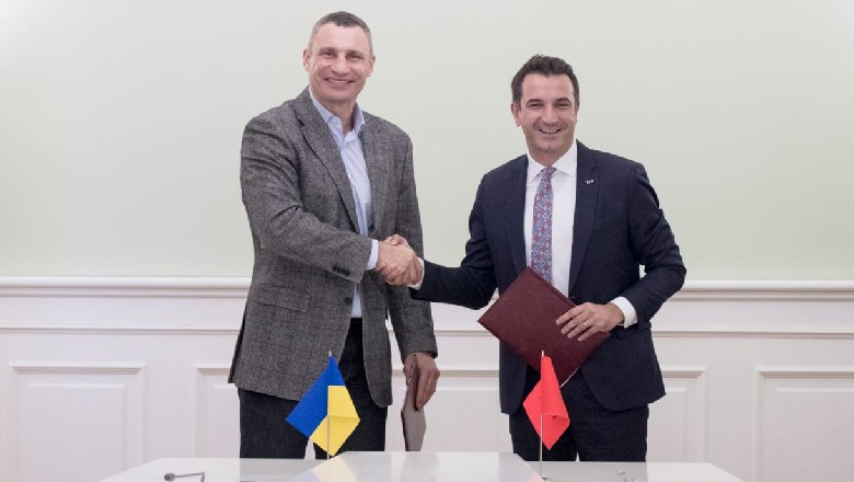 Veliaj takon homologun ukrainas: Pakt Tiranë-Kiev për mbështetjen e të rinjve gjatë European Youth Capital 2022