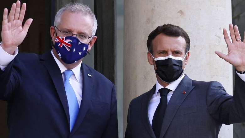 Udhëheqësit francezë dhe australianë mbajnë bisedimet e para pas përplasjes nga marrëveshja 3 palëshe AUKUS