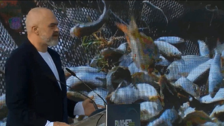 Buxheti 2022 për peshkimin, Rama nga Durrësi: Para 8 vitesh sektori ishte në luftë për mbijetesë në det të hapur, po rimëkëmbet! Eksportet u rritën me 239%! Financim me lekë në dorë