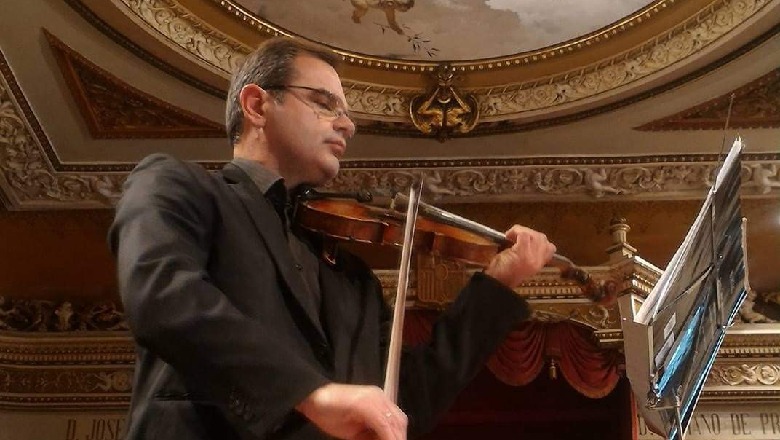 Udhëtimi në Madrid e Milano i Florian Vlashit me tingujt e violinës