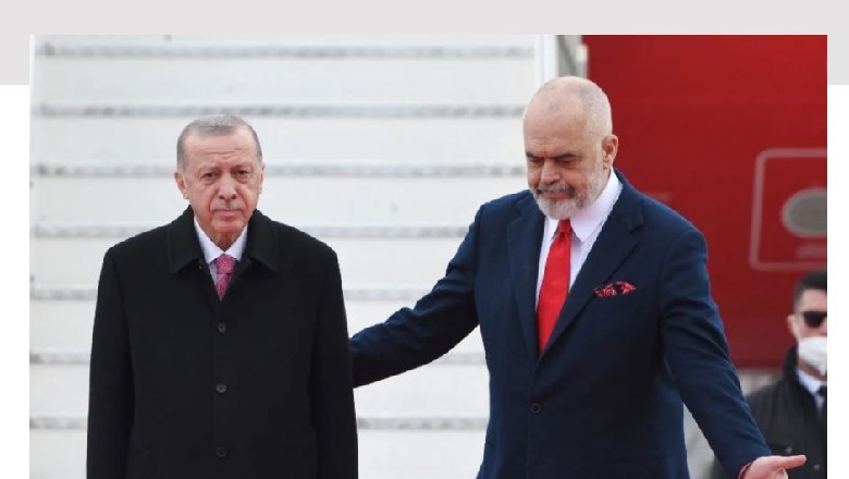 Presidenti turk Erdogan dhe kryeministri Edi Rama