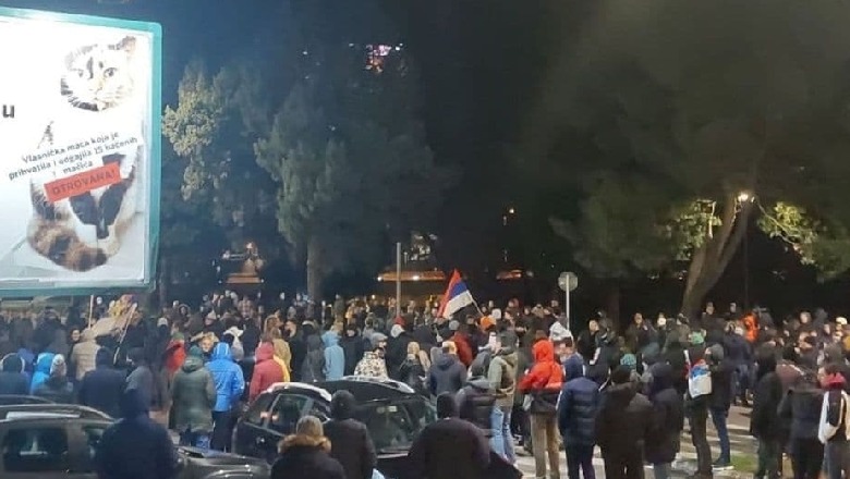 Protestat në Mal të Zi