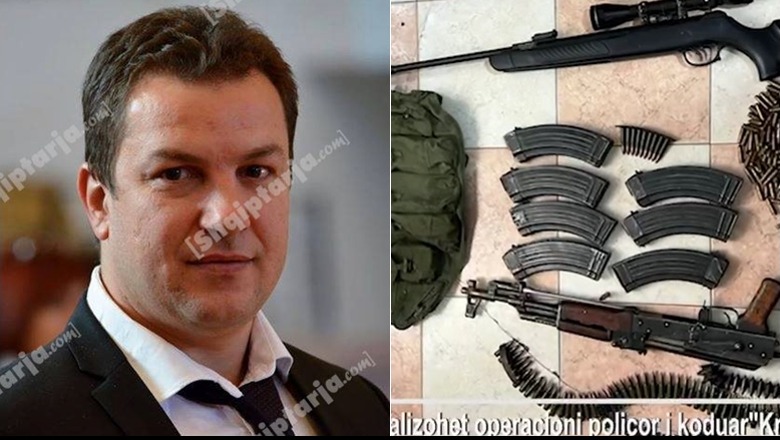 Kapet me mitraloz, kallashnikov dhe municione luftarake në banesë, pranga inspektorit të Bashkisë Elbasan!  Armët për ekspertim nëse janë përdorur në ngjarje kriminale